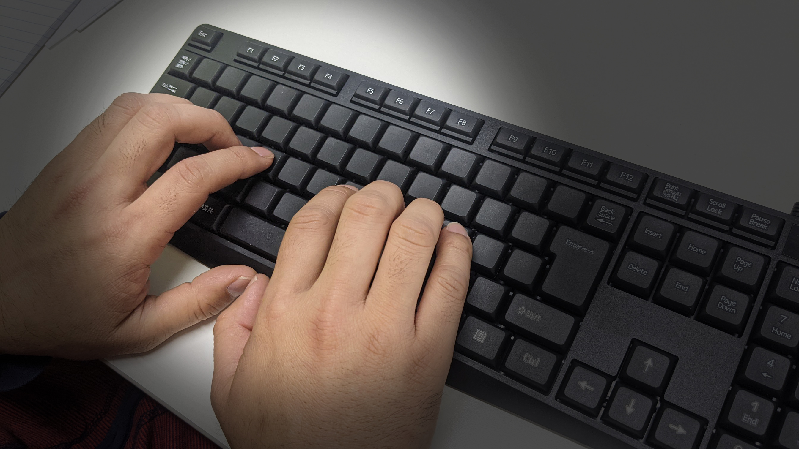 半無刻印キーボード