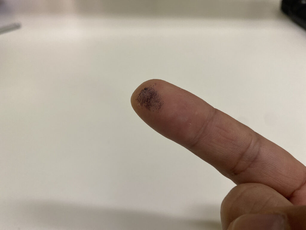 マジックで消したキーボード