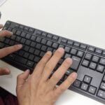 タッチタイピング練習用 半無刻印キーボード