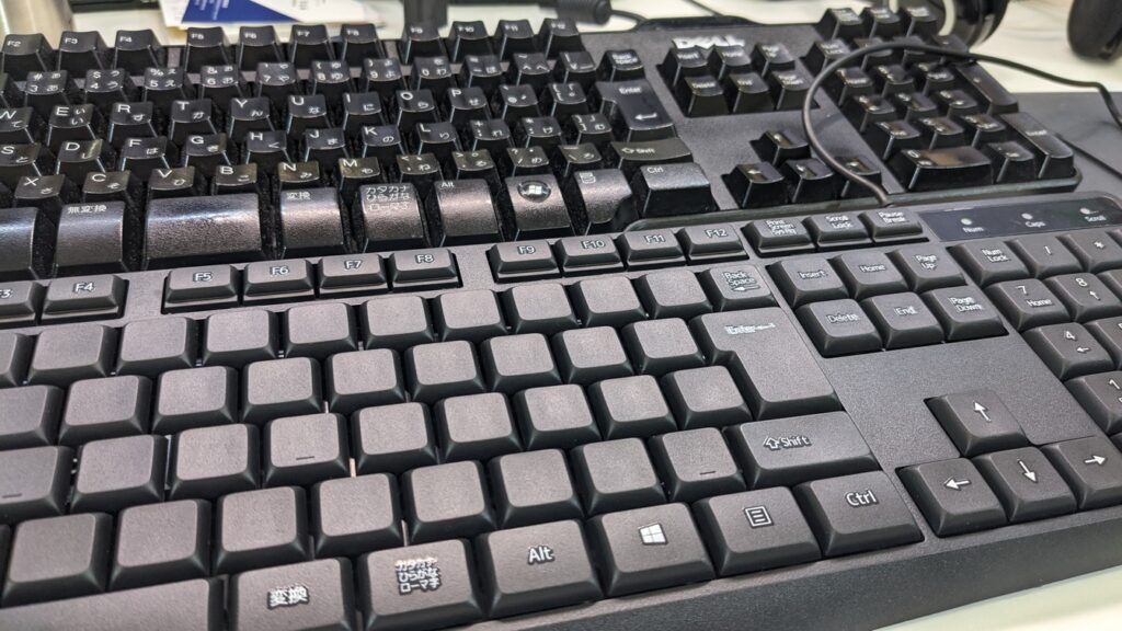 印字なしキーボード